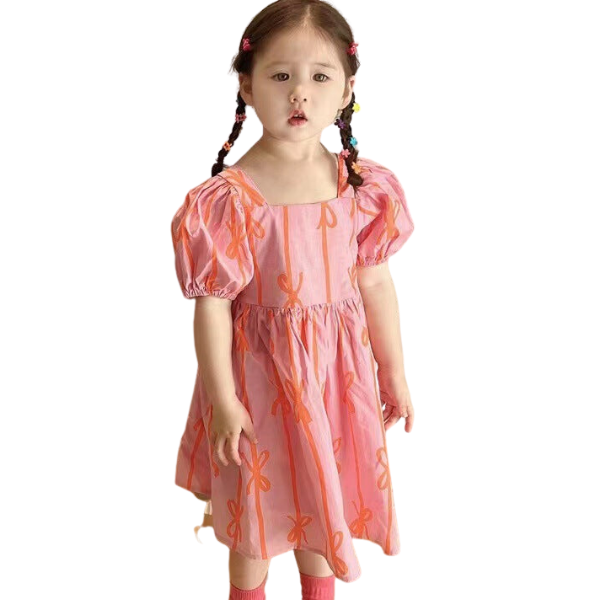 Baby Kid Girls Bow Dresses