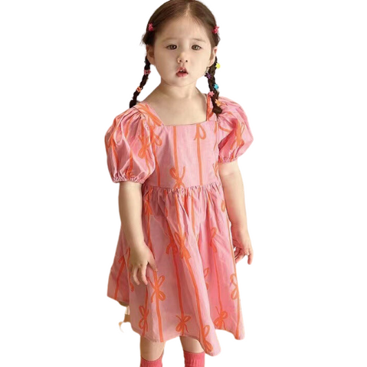 Baby Kid Girls Bow Dresses