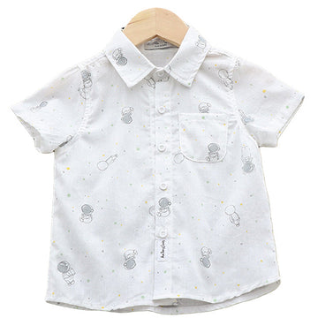 Baby Kid Boys Cartoon Print Shirts