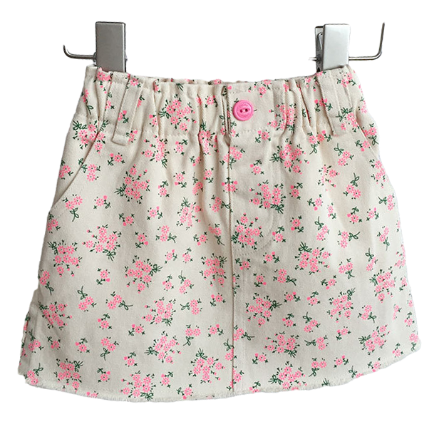 Baby Kid Girls Flower Print Skirts