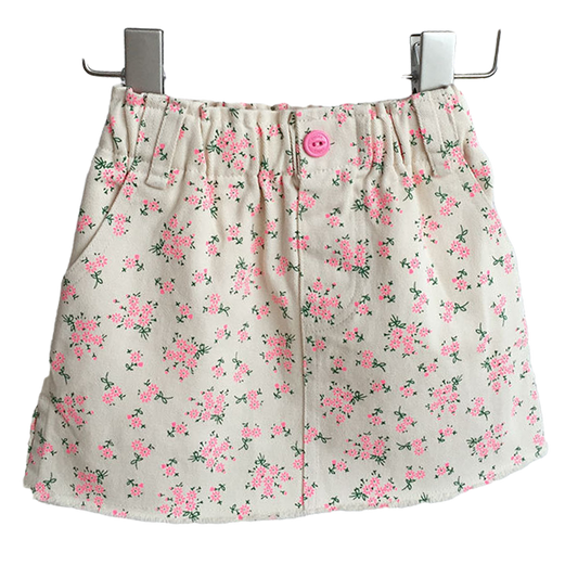 Baby Kid Girls Flower Print Skirts