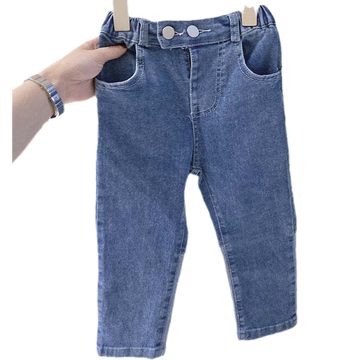 Baby Kid Girls Love heart Jeans