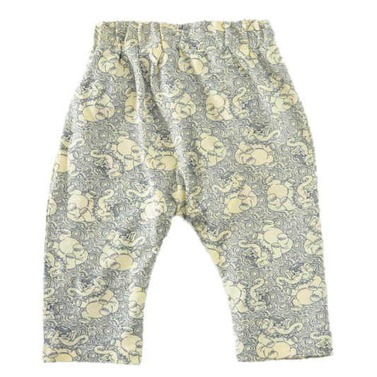 Kid Boys Animals Cartoon Print Pants