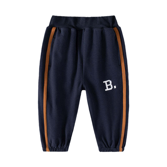 Baby Kid Boys Embroidered Alphabet Sports Pants