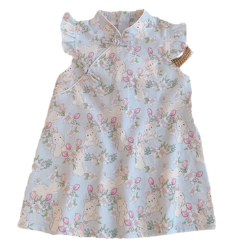 Baby Kid Girls Flower Cartoon Dresses