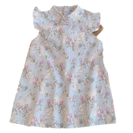 Baby Kid Girls Flower Cartoon Dresses