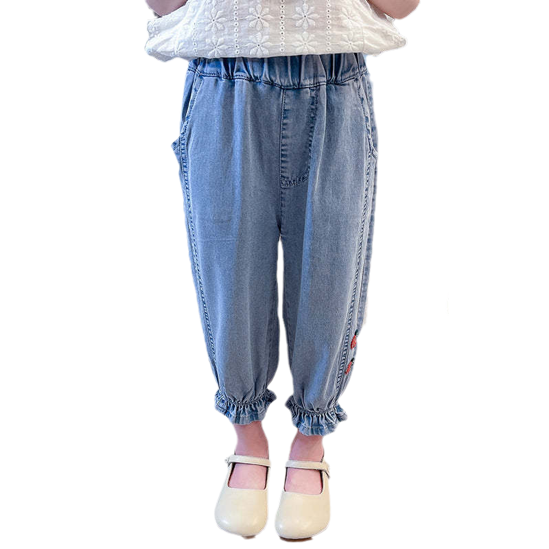 Baby Kid Girls Fruit Pants Jeans