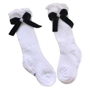 Girls Bow Accessories Socks