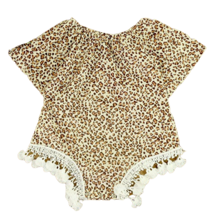 Baby Kid Girls Leopard Print Rompers