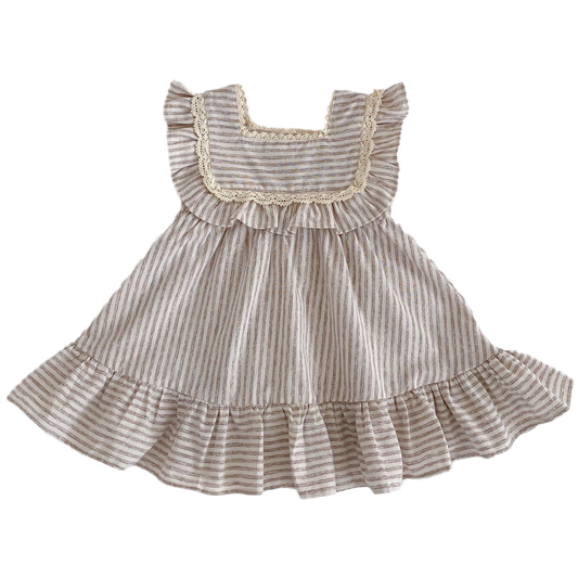 Baby Kid Girls Striped Rompers And Dresses