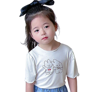 Baby Kid Girls Rabbit T-Shirts