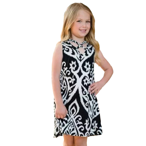 Mommy And Me Baby Kid Graphic Print Dresses