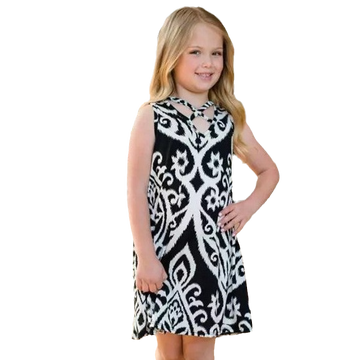 Mommy And Me Baby Kid Graphic Print Dresses