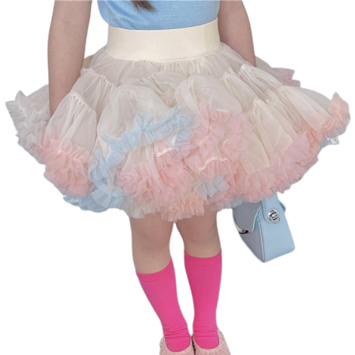 Fashion Baby Kid Girls Tie Dye Dressy Skirts