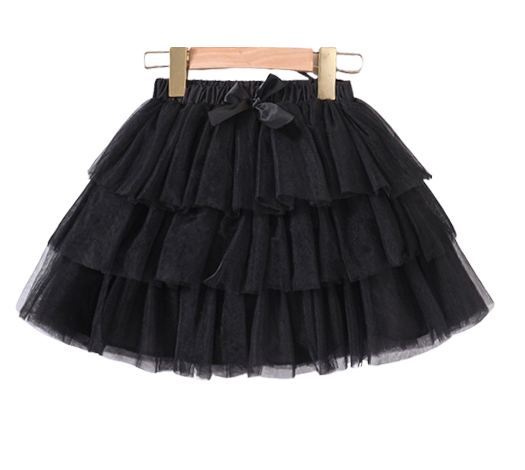 Cute Baby Kid Girls Solid Color Bow Skirts