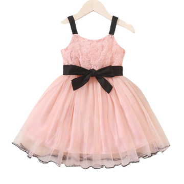 Baby Kid Girls Flower Bow Lace Dresses