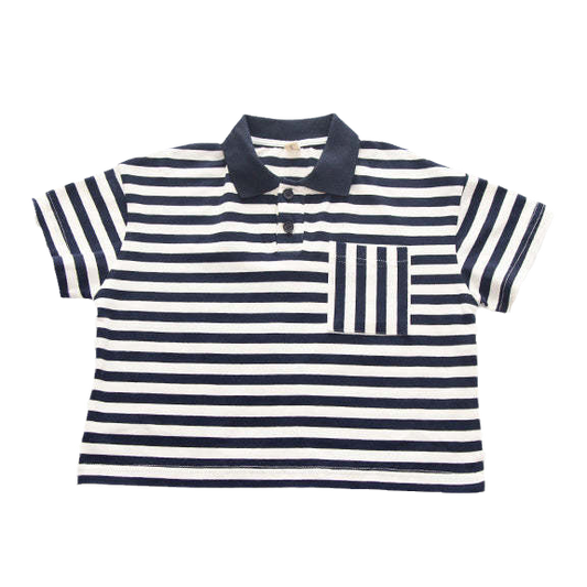 Cute Baby Kid Boys Striped Polo Shirts