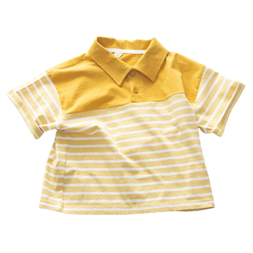 Cute Kid Unisex Striped Polo Shirts