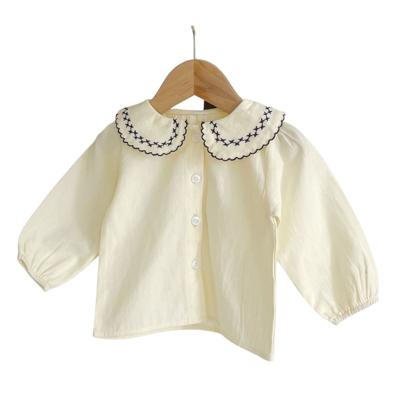 Baby Girls Embroidered Shirts