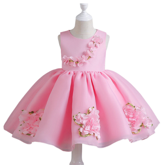 Baby Kid Girls Flower Dressy Dresses Princess Dresses