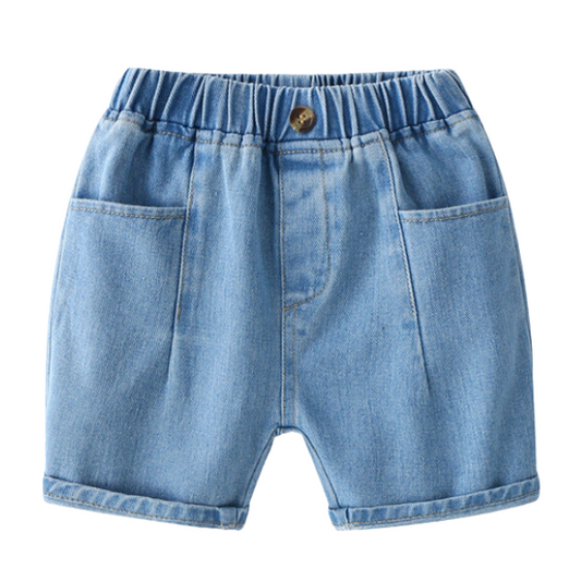 Baby Kid Boys Solid Color Shorts