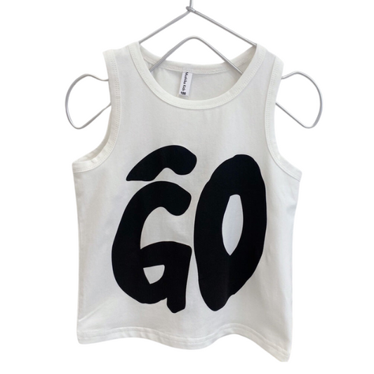 Cute Baby Kid Boys Letters Tank Tops