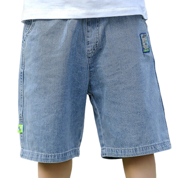 Baby Kid Boys Cartoon Shorts Jeans