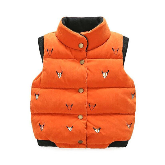 Kid Boys Animals Print Print Vests Waistcoats