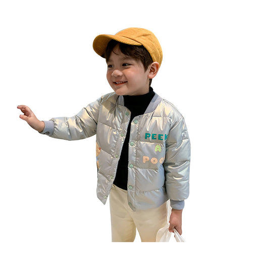 Baby Kid Unisex Letters Animals Print Jackets Outwears