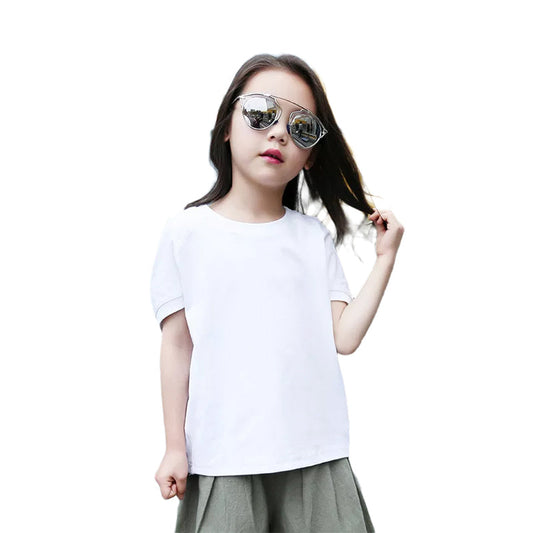 Kid Big Kid Girls Solid Color T-Shirts Pants