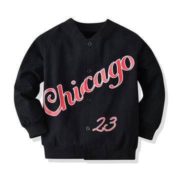 Baby Kid Boys Letters Print Jackets Outwears