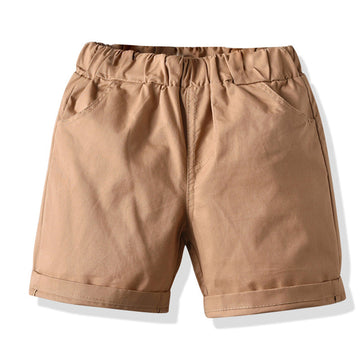 Baby Kid Boys Solid Color Striped Shorts