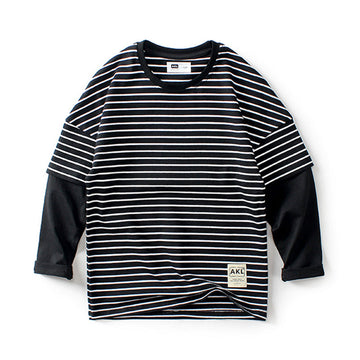 Kid Girls Boys Striped Tops