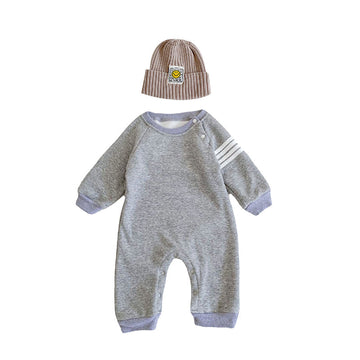 Baby Girls Striped Jumpsuits And Vests Waistcoats Knitwear And Accessories Hats