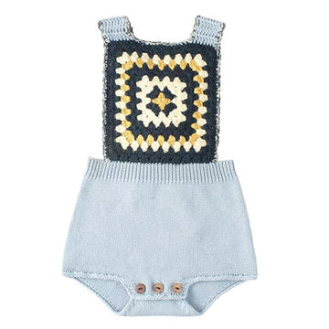 Fashion Baby Kid Girls Crochet Rompers Knitwear