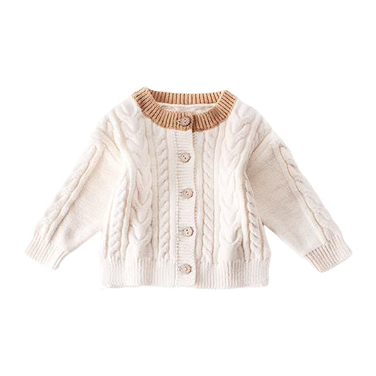 Baby Kid Girls Boys Crochet Knitwear Cardigan