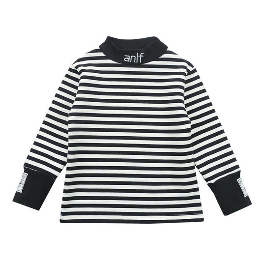 Kid Boys Striped Letters Tops