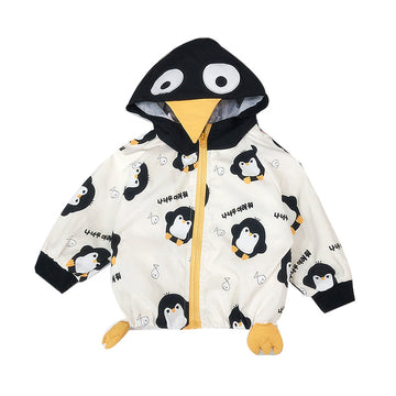 Baby Kid Unisex Animals Cartoon Print Jackets Outwears