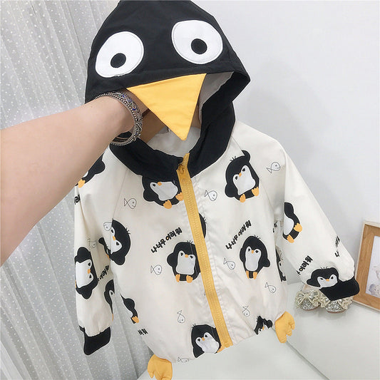 Baby Kid Unisex Animals Cartoon Print Jackets Outwears