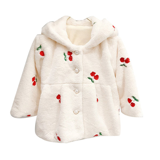 Baby Kid Girls Fruit Galaxy Coats