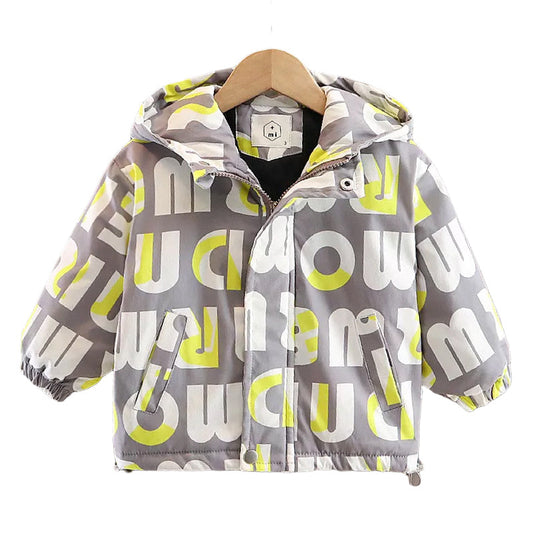 Baby Kid Boys Letters Jackets Outwears