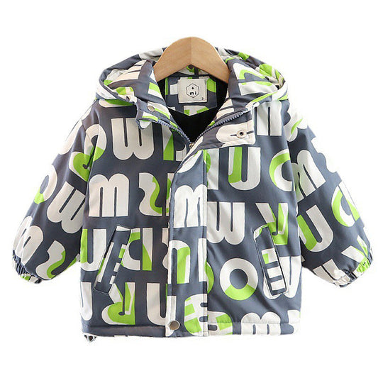 Baby Kid Boys Letters Jackets Outwears