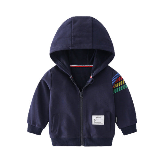 Baby Kid Boys Striped Hoodies Swearshirts