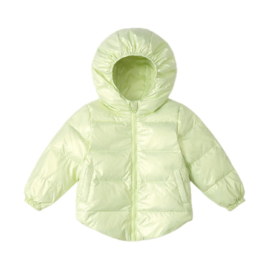 Baby Kid Unisex Solid Color Jackets Outwears