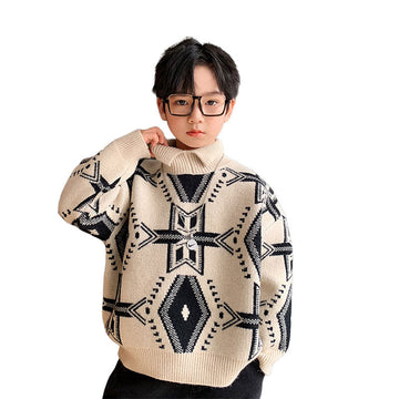 Kid Big Kid Boys Print Sweaters Knitwear