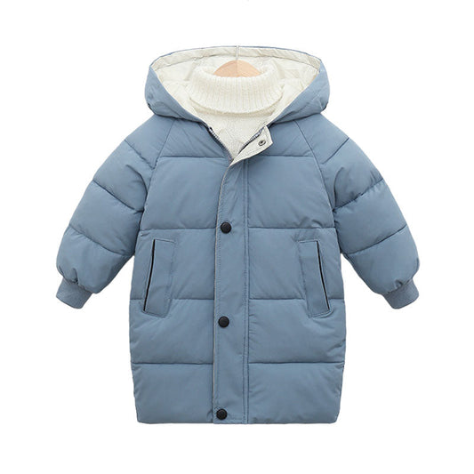 Kid Girls Boys Solid Color Coats