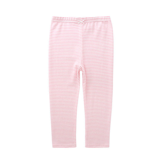 Baby Kid Girls Striped Print Pants