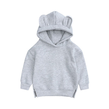 Cute Kid Unisex Solid Color Hoodies&Swearshirts