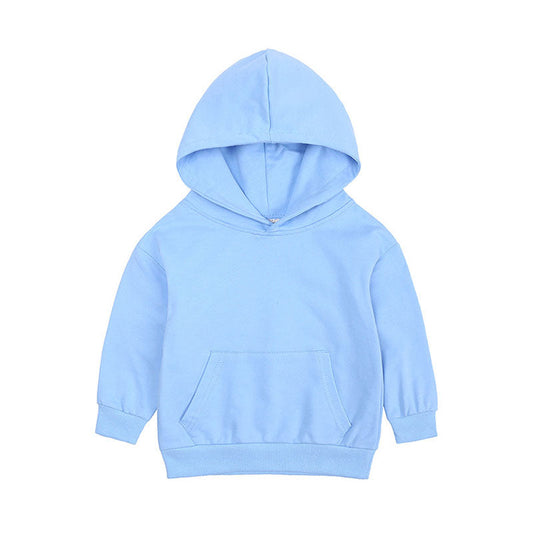 Fashion Baby Kid Big Kid Unisex Solid Color Hoodies&Swearshirts