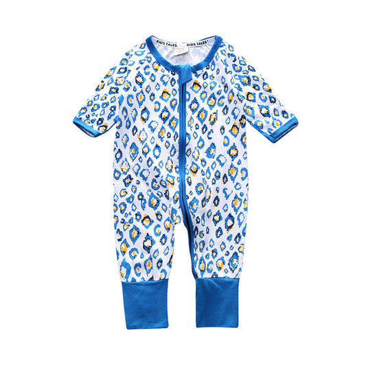 Baby Kid Unisex Flower Star Print Jumpsuits